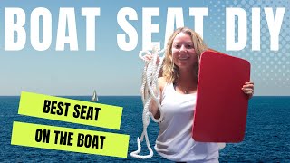 DIY SEAT for my SAILBOAT