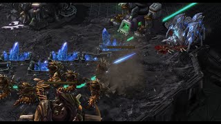 CHAOS! - MackWinston (P) in a TZZ v PPP 3v3 on Enigma CE - StarCraft 2 - 2024