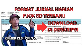 JURNAL HARIAN TERBARU PJOK SD KLS I - VI || Krikulum Merdeka