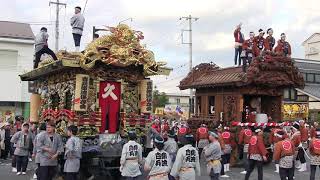 鹿沼 秋祭り 2017 屋台揃い引き 中田町 久保町