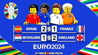 EURO 2024 Semi-finals ⚽ ALL GOALS in Lego