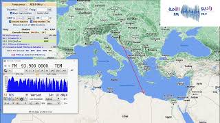 [Sporadic E] FM DX - Radio Al Omah 93.9 MHz from Derna, Libya - received in Bosnia (04.07.2022)