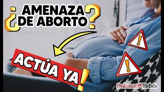 5 CONSEJOS Vitales en una AMENAZA DE ABORTO ⚠️❗️