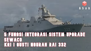 KRI I Gusti Ngurah Rai 332 Spesifikasi dan Kemampuan Tempur 2020