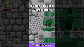 Sonic Games Are Very Broken Part 1 #sonicthehedgehog #sonic #glitches