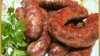 Домашняя колбаса - вкусный, натуральный продукт.