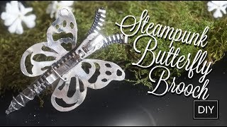 How to make Steampunk Butterfly Brooch