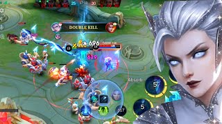 Hard gameplay solo Eudora - Mobile Legends Eudora Gameplay best build one shot combo