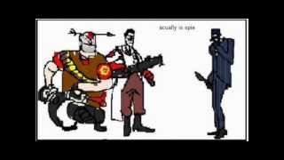 Spy and Medic Try to Cheat Heavy