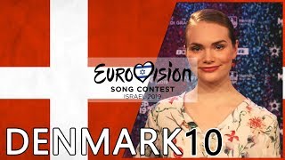 EUROVISION 2019 | Denmark My Top 10