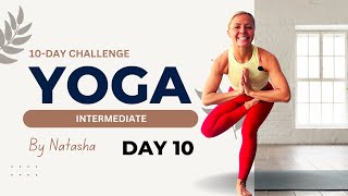 Elevate Your Yoga Journey: 10-Day Intermediate Challenge | DAY 10