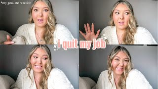 I QUIT MY FIRST JOB (Post Grad) & Here's Why