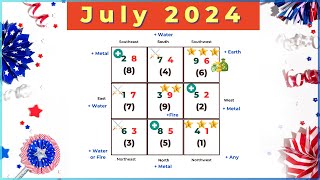 July 2024 Flying Star Feng Shui Analysis