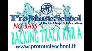 Rock and roll Backing Track A (LA) no bass