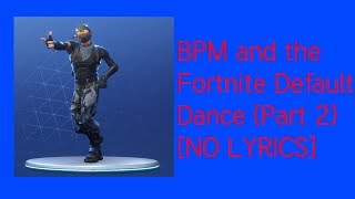 (Persona Dancing X Far East Movement (NO Lyrics)) BPM and the Fortnite Default Dance (PART 2)