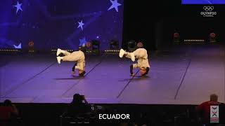 TEAM ECUADOR HIP HOP DOUBLES  2024 / FINAL ICU Junior World & World Cheerleading Championships