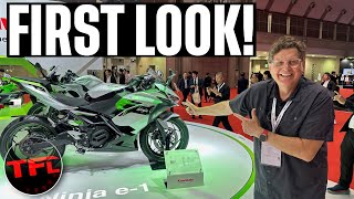 Hands On With The First EVER Hybrid Motorcycle!