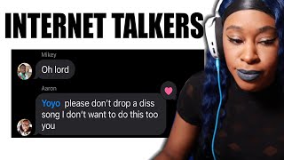 AuriTheMermaid Reacts To Internet Talkers -  Yoyo808 |SIMBATHAGOD, INTERNET CITY, PHILLYONMARS DISS