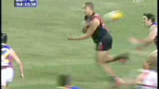 Essendon upset premiers Brisbane Lions Round 16 2003