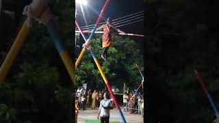 Little Girl Walking on Rope / Street Circus / रस्सी पर चलती छोटी लड़की#shorts