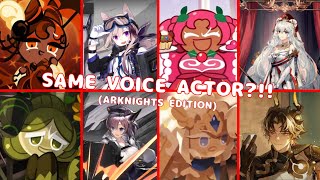 Every Cookie Run Character That Also Voicing Arknights Characters!