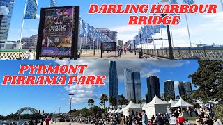 WALK FROM TOWNHALL STATION TO PYRMONT PIRRAMA PARK