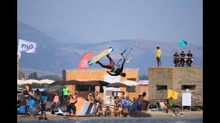 Italian nationals freestyle 2018 Sardinia Porto botte kite surf