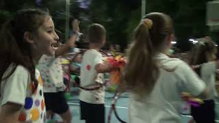 Muestra de las Áreas de Escuela 14 en el Polideportivo - Ingreso de los niños