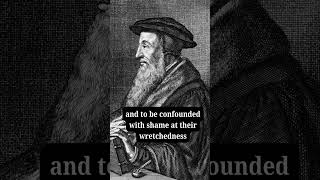 Thoughts on depravity from John Calvin #theology #quotes #protestant #youtubeshorts