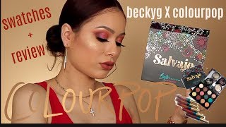 BECKYG X COLOURPOP REVIEW + SWATCHES  | TANIAXO