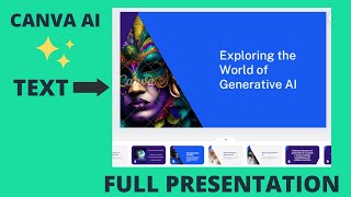 ✨Text to Presentations 🚀 Canva AI Step-by-step Guide