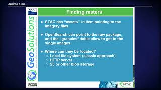 FOSS4G 2022 | Serving earth observation data with GeoServer: COG, STAC, OpenSearch and more...