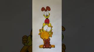 Малюємо Гарфілда і його друзів #shortvideo #drawing #shortsvideo #shorts #garfield