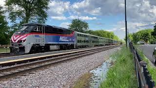 Metra 79 Norwood Park w/ nice horn