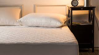 Great product -  Hani Minna Premium Quilted Fitted Mattress Pad Protector Made with Natural Combed C