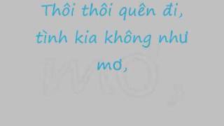 Uyen Trang- Tinh Yeu Va Giot Nuoc Mat  Lyrics