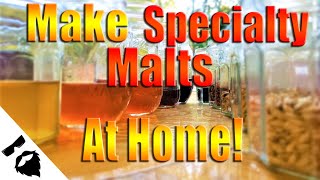 🍺How to Malt Barley & Toast 5 Specialty Malts! Crystal Malt, Munich Malt + 3 More!!!