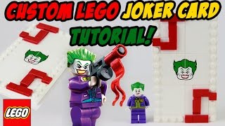 Custom Giant Lego Joker Card Tutorial!