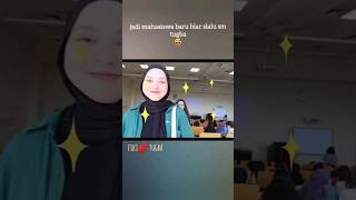 setia temenin calon istri,sampe cosplay jd mahsiswa baru#shortvideo #lovestory #fikitugba