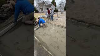 Making great progress for this Patchogue blacktop driveway #construction #patio #pavers