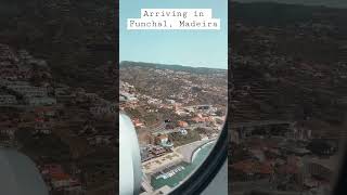 Flying In To Funchal, Madeira Portugal