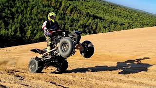 Quad Honda TRX 700xx🔥wheelie🔥jazda na kole🔥