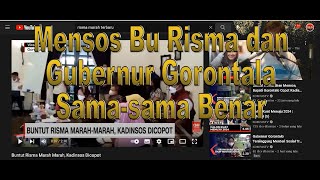 Mensos Bu Risma Berjuang Mati2an utk Negara dan Bangsa. Gubernur Gorontala Rusli Habibie Thanks