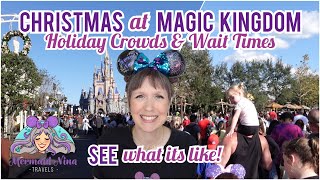 Christmas at Magic Kingdom - CROWDS, Wait Times & Parade