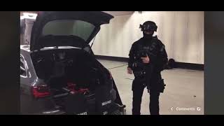 Armed police showing armed car in use during shift #ukpolice #armedresponse #viral  #viralvideo