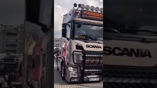 Scania super V8 truck exterior scania super truck Eroupe  interior#beautiful S500 scania heavy truck