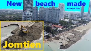 🇹🇭 Jomtien new big beach making 2022 exploring by DJI Mini 2 drone