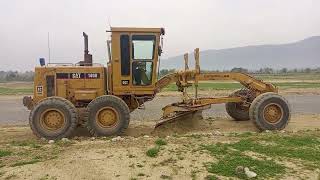 Clearing Service Area with a Cat Grader at Muqaddam Enclave Society | Road Construction Vlog