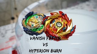 Beyblade Burst Vanish Fafnir Vs Hyperion Burn