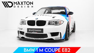 BMW 1 M Coupe E82 | Maxton Design Splitter Set | Presentation #382